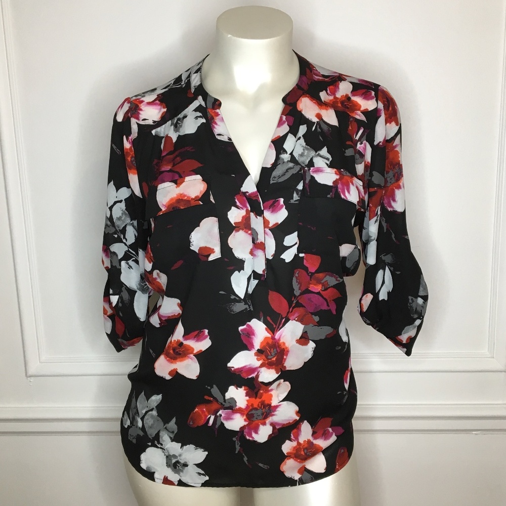 Torrid Floral Print Blouse